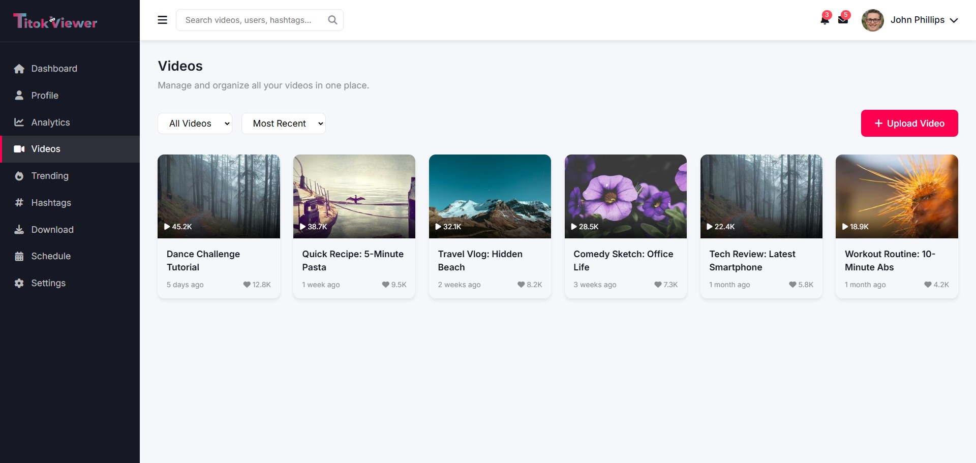 Video Viewer Screenshot